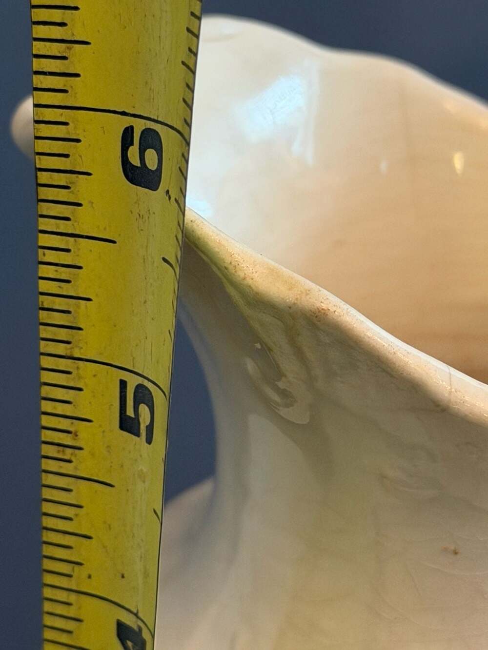 Vintage Anchor Pottery J.E.M. Trenton NJ Floral Creamer Pitcher - Picture 10 of 10